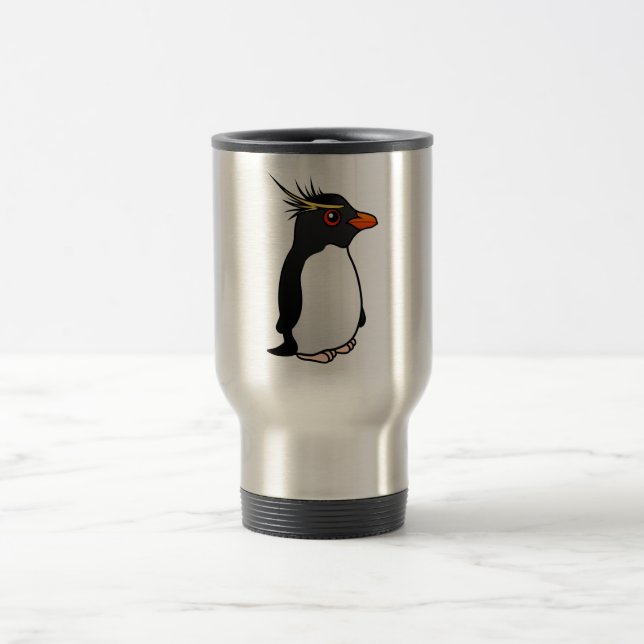 Taza De Viaje Pingüino lindo de Rockhopper (Centro)
