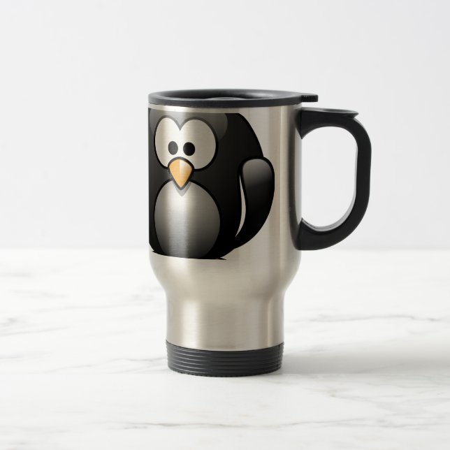 Taza De Viaje Pingüino/Penguin (Derecha)