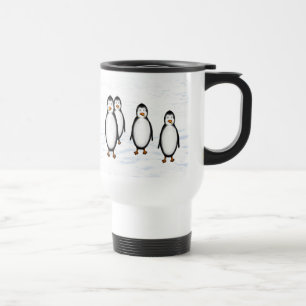 Taza De Viaje Pingüinos