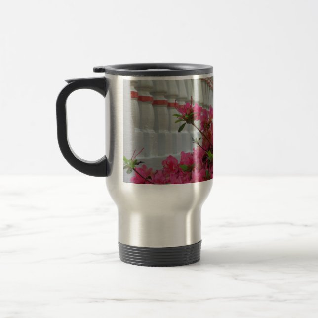 Taza De Viaje Pink Azaleas - Viñedo de Martha (Izquierda)