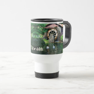 Taza De Viaje Pintado personalizado de estanques de remolino de