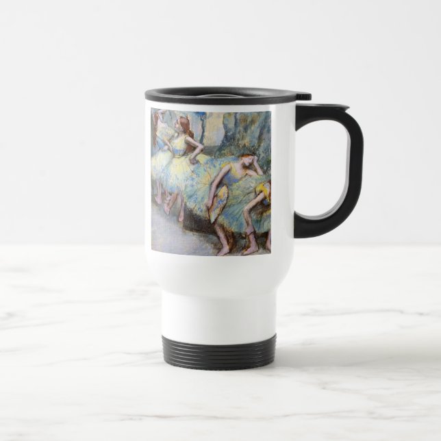Taza De Viaje Pintura de bailarinas de arte Degas Ballet (Derecha)