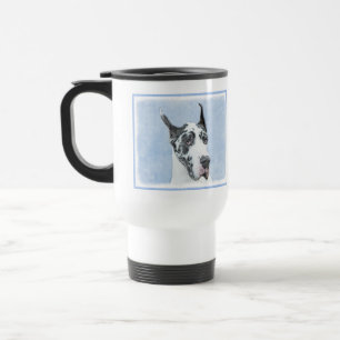 Taza De Viaje Pintura de gran dano (Harlequin) - Arte original d