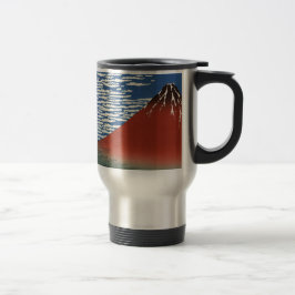 Taza De Viaje Pintura de Japón del volcán Fuji