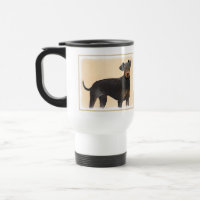 Pintura de Manchester Terrier Arte Animal Original