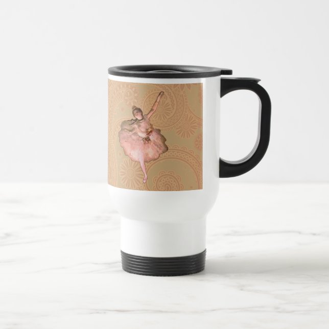 Taza De Viaje Pintura estelar de bailarina de ballet Degas (Derecha)