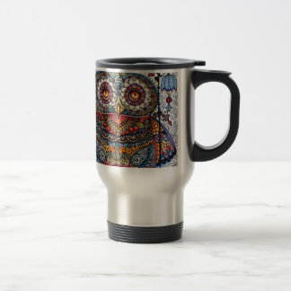 Taza De Viaje Pintura gráfica mágica del búho