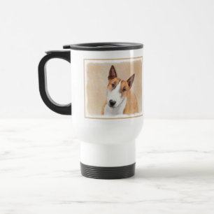 Taza De Viaje Pintura Miniatura de Bull Terrier - Cute Original
