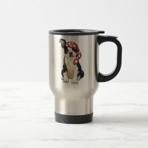 Taza De Viaje Pirata de Boston Terrier