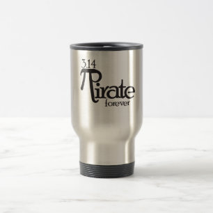 Taza De Viaje Pirata de matemáticas para el Día de la Pi