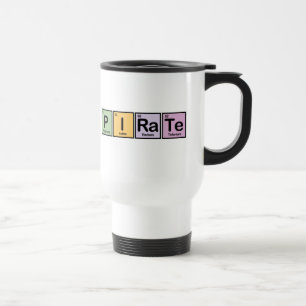 Taza De Viaje Pirata hecho de elementos