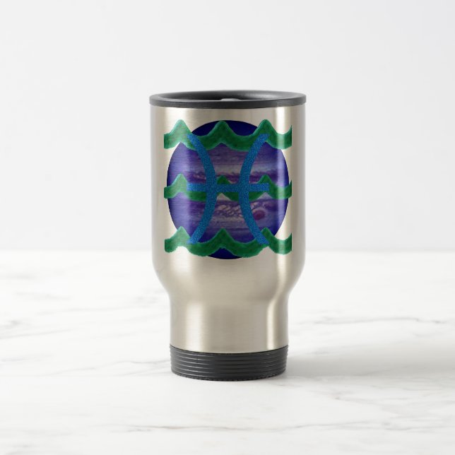 Taza De Viaje Piscis (Centro)