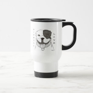 Taza De Viaje Pitbull Love Travel Mug