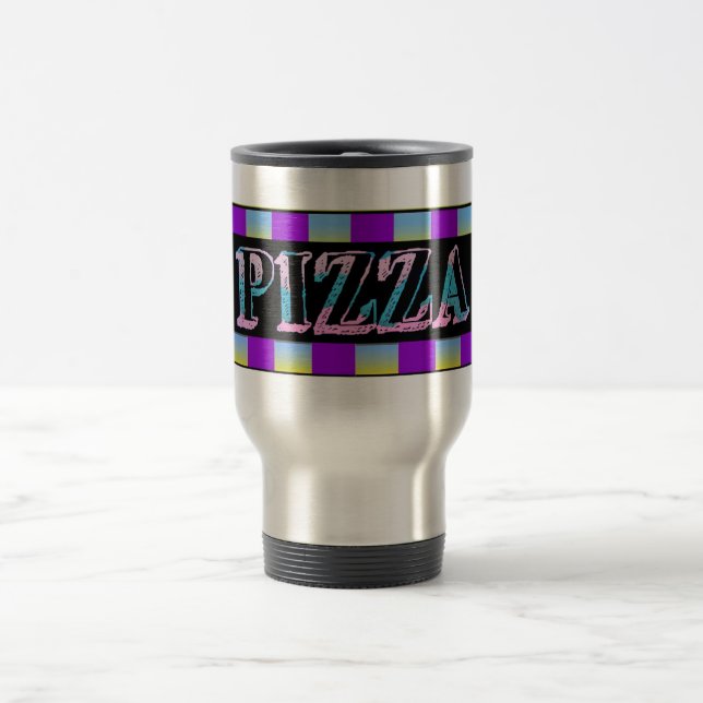 Taza De Viaje Pizza Travel Mug (Centro)