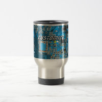 Placa base de circuito PCB azul personalizada para