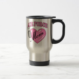 Taza De Viaje Placa de identificación del corazón N de la mam
