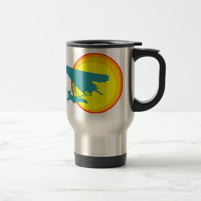 Taza De Viaje planeador retro hang (Derecha)
