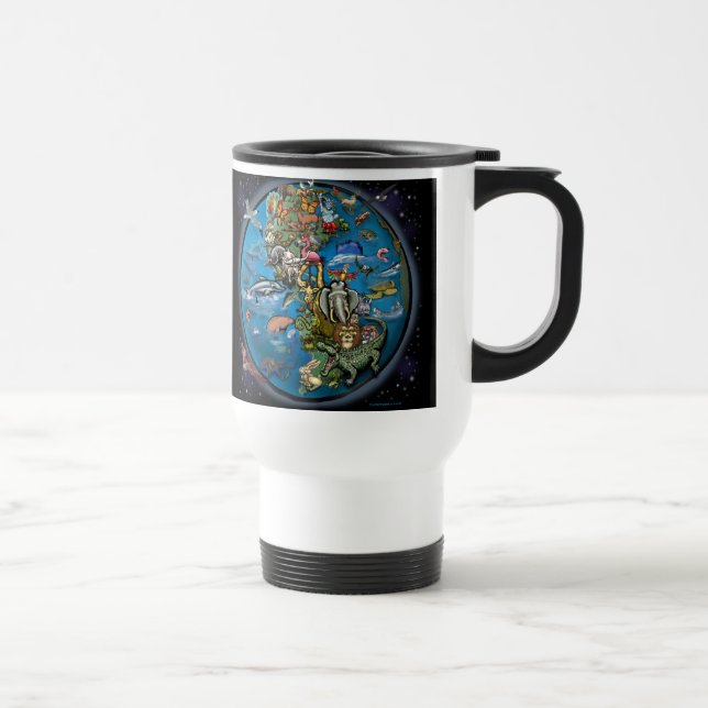 Taza De Viaje Planeta animal (Derecha)