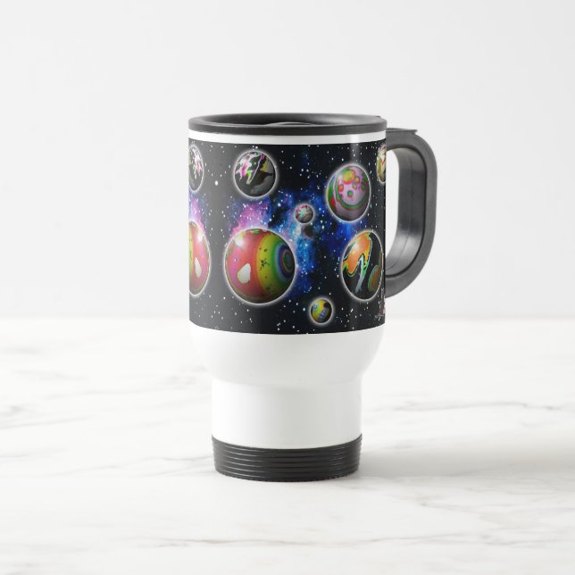 Taza De Viaje Planetoides (Anverso derecho)