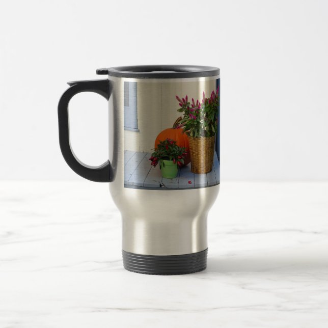 Taza De Viaje Planta de calabaza y pimienta - Viñedo de Martha (Izquierda)