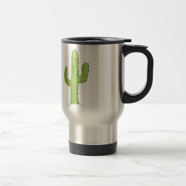 Taza De Viaje Plantas del desierto de Cactus del desierto Diseño (Derecha)