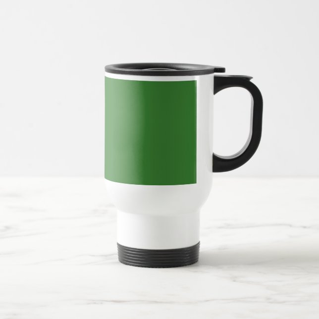 Taza De Viaje PLANTILLA DE ACRILO verde JD EN blanco DIY agregar (Derecha)