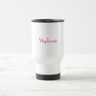 Taza De Viaje Plantilla de monograma Regalo de nombres personali