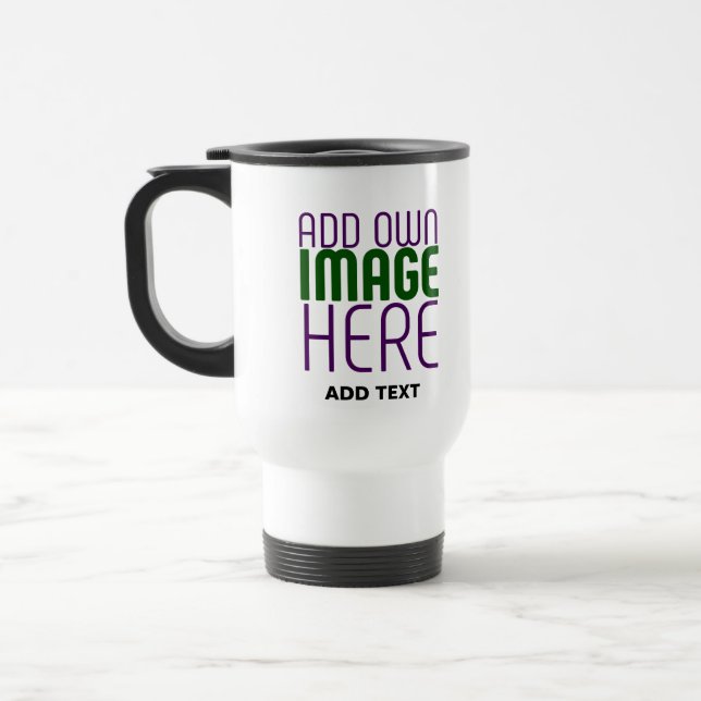 TAZA DE VIAJE PLANTILLA DE TEXTO DE IMAGEN BLANCA SIMPLE EDITABL (Izquierda)