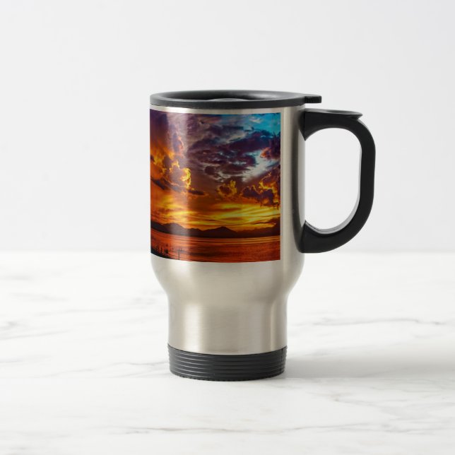 Taza De Viaje Playa (Derecha)