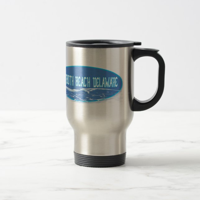 Taza De Viaje Playa de Rehoboth en las ondas (Derecha)