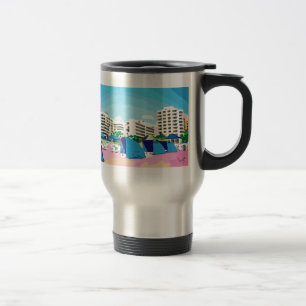 TAZA DE VIAJE PLAYA DEL SUR, MIAMI, FLORIDA