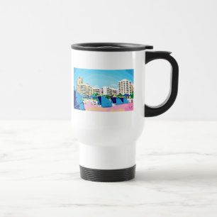 TAZA DE VIAJE PLAYA DEL SUR, MIAMI, FLORIDA