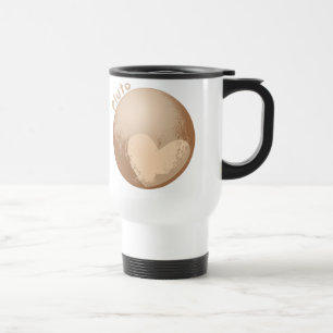 Taza De Viaje Plutón de Corazón Cute