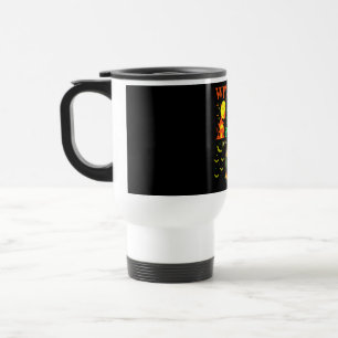 Taza De Viaje Poción de brujas para un diseño de caldero de tono