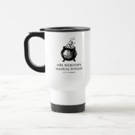 Taza De Viaje Poción mágica divertida Halloween personalizada