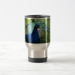 Taza De Viaje Poder del Pavo Real Regio