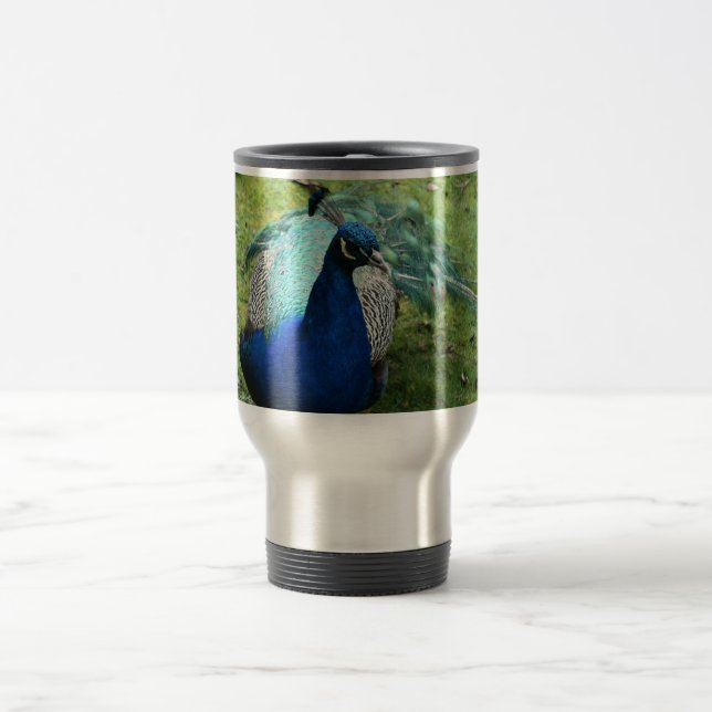 Taza De Viaje Poder del Pavo Real Regio (Centro)