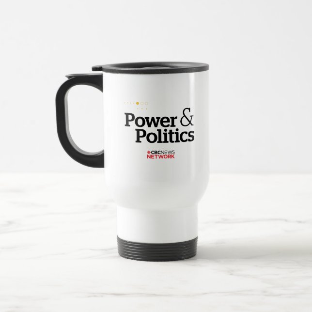 Taza De Viaje Poder y política de CBC (Izquierda)