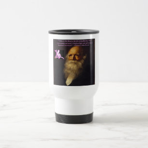 Taza De Viaje Poema de William Cullen Bryant Flower