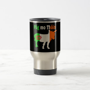 Taza De Viaje Pog Mo Thoin - Humor irlandés