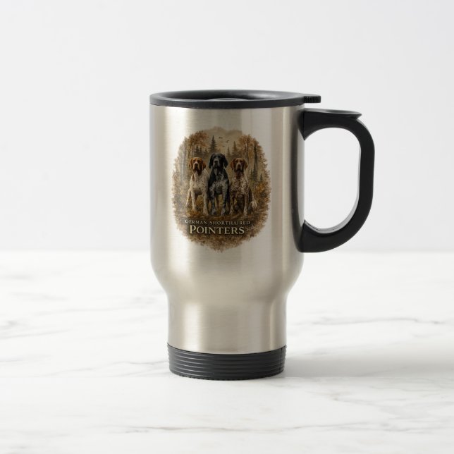 Taza De Viaje Pointer Alemán de Pelo Corto  (Derecha)