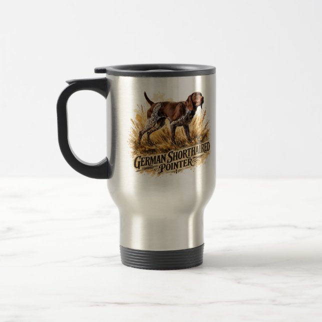 Taza De Viaje Pointer alemán de pelo corto (Izquierda)