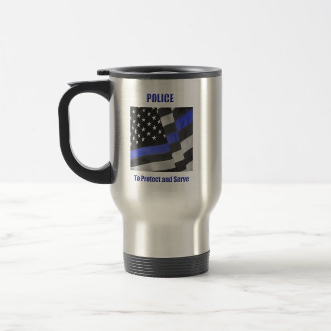 Taza De Viaje Policía (Izquierda)