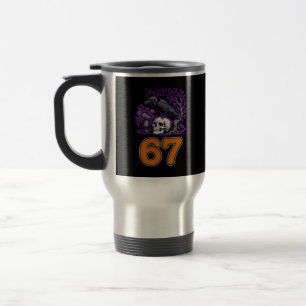 Taza De Viaje Pollo F-Caw-F Halloween Clásico Divertido de Moda