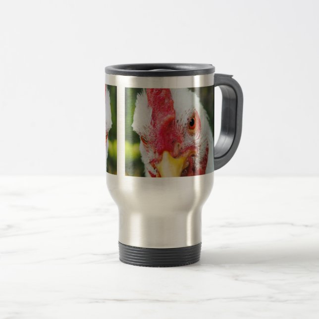 Taza De Viaje Pollo gruñón (Anverso derecho)