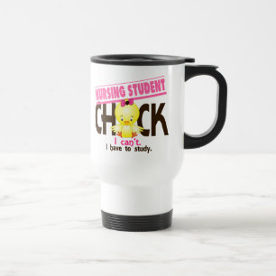 Taza De Viaje Polluelo 1 del estudiante de la enfermería