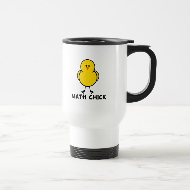 Taza De Viaje Polluelo de la matemáticas (Derecha)
