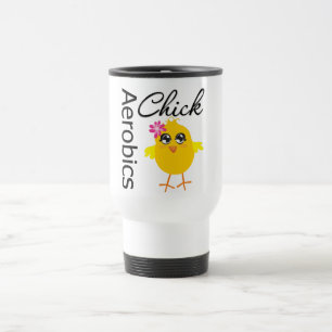 Taza De Viaje Polluelo de los aeróbicos