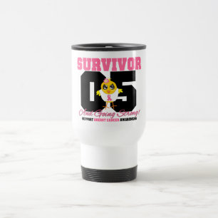 Taza De Viaje Polluelo del superviviente del cáncer de pecho 05