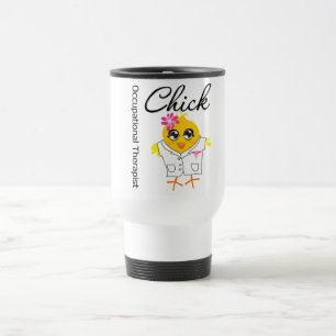Taza De Viaje Polluelo del terapeuta profesional